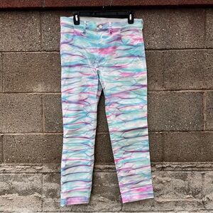 Mokuyobi Striped Tie-dye Pants